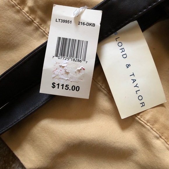 BNWT Lord and Taylor tote, leather - Picture 10 of 12